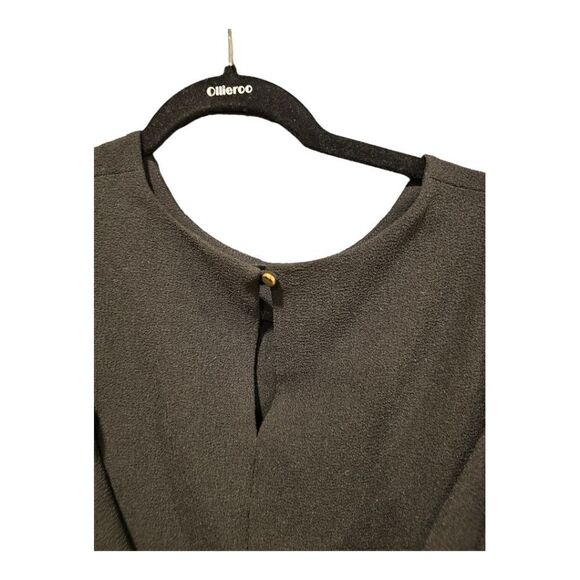 ASOS Black Cold Shoulder Top - Size 14 - Picture 4 of 7